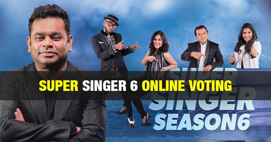 Super Singer Vote 8 - Online Voting - Super Singer Junior - Vijay TV 1