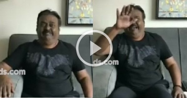 Vijayakanth cries for Kalaignar Karunanidhi